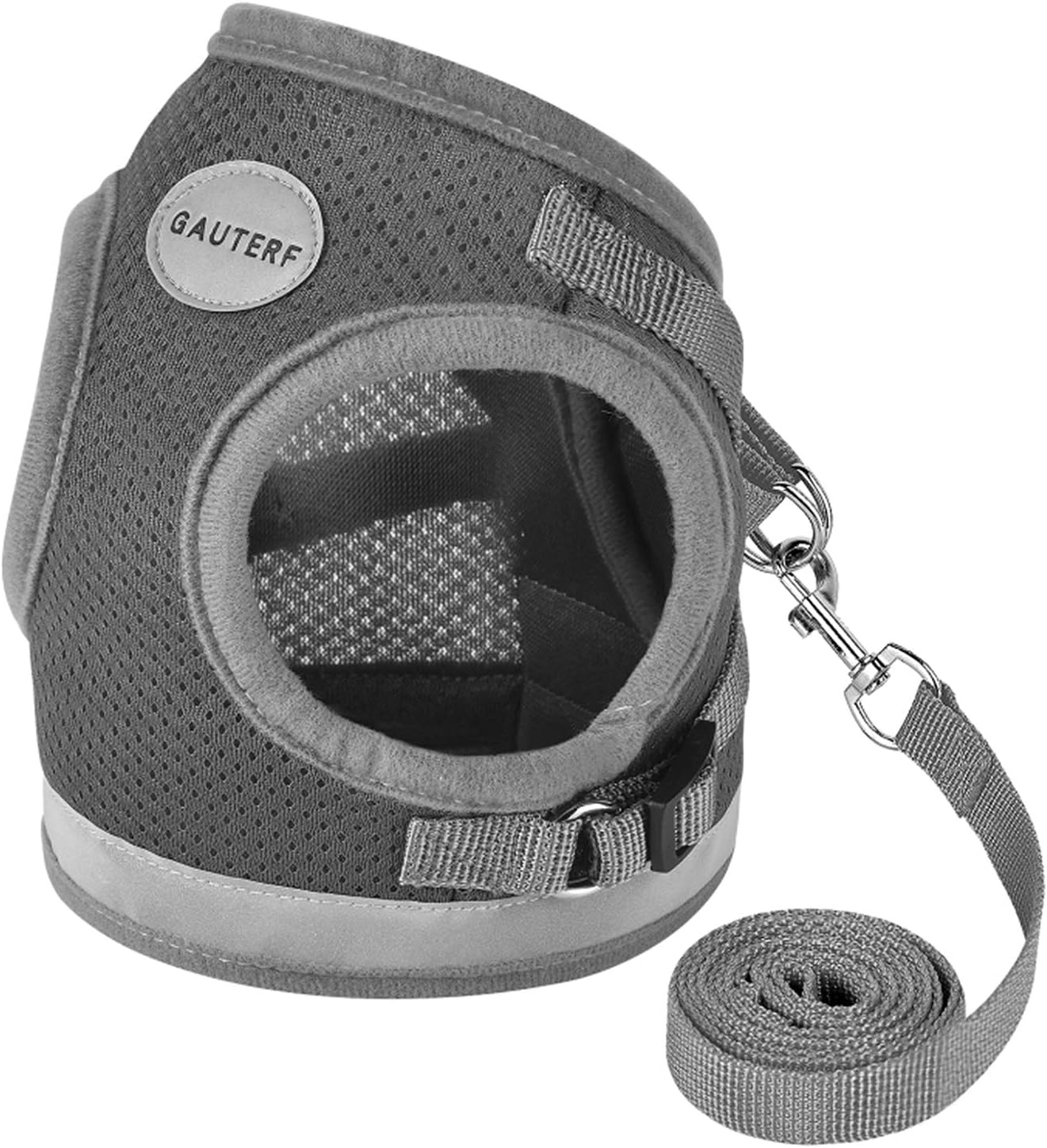 GAUTERF non choking comfortable mesh pet harness side profile