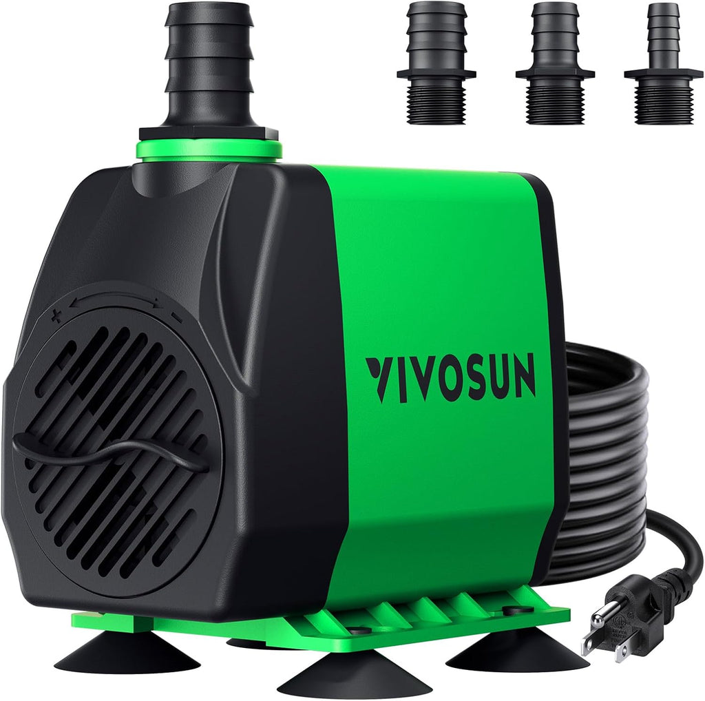Vivosun submersible pump front view