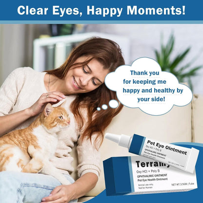 TPIRZ multi-species pet eye care cream packaging details