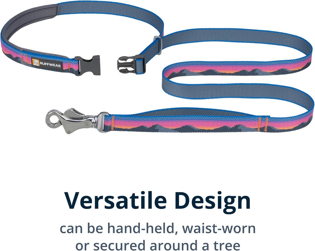 Padded handle grip and side release buckle detail on the Ruffwear Crag everyday lead