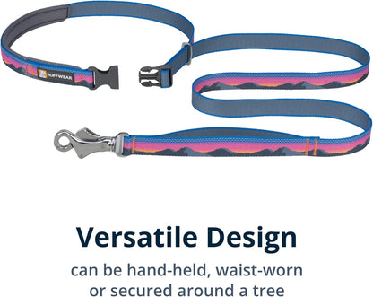 Padded handle grip and side release buckle detail on the Ruffwear Crag everyday lead