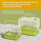 Small Bird Cage,Parakeet Travel Carrier with Handle,Perch,Feeder,Waterer - Image 5
