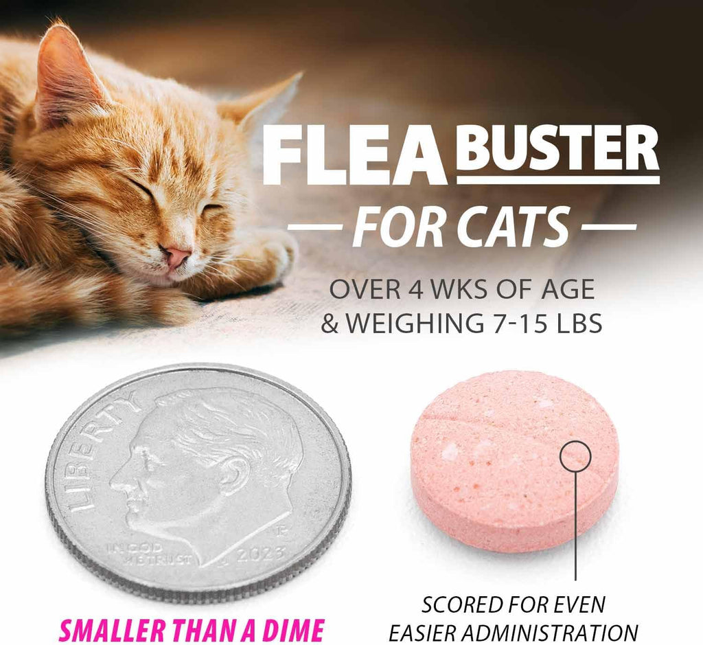 Authentic USA imported Jeffers oral flea treatment for cats
