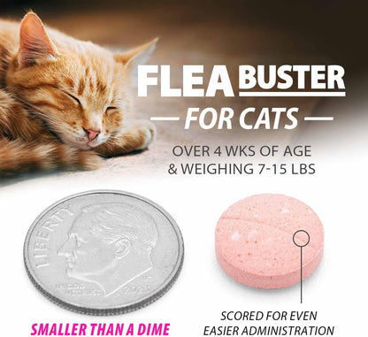 Authentic USA imported Jeffers oral flea treatment for cats