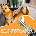 Adjustable nylon dog car restraint for safety