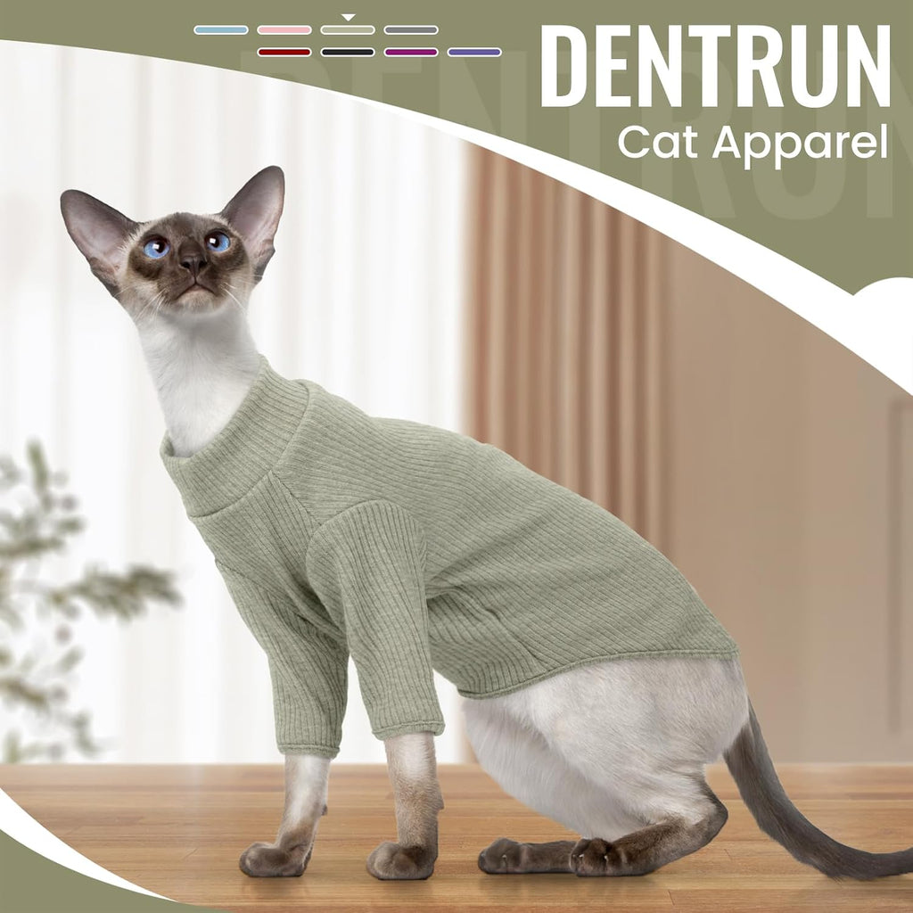 High stretch fabric detail of Dentrun cat clothing