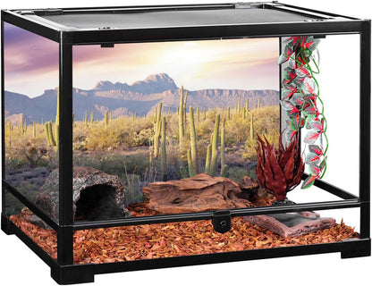 AWERT non-glare reptile habitat background cloth with double-sided mounting tape