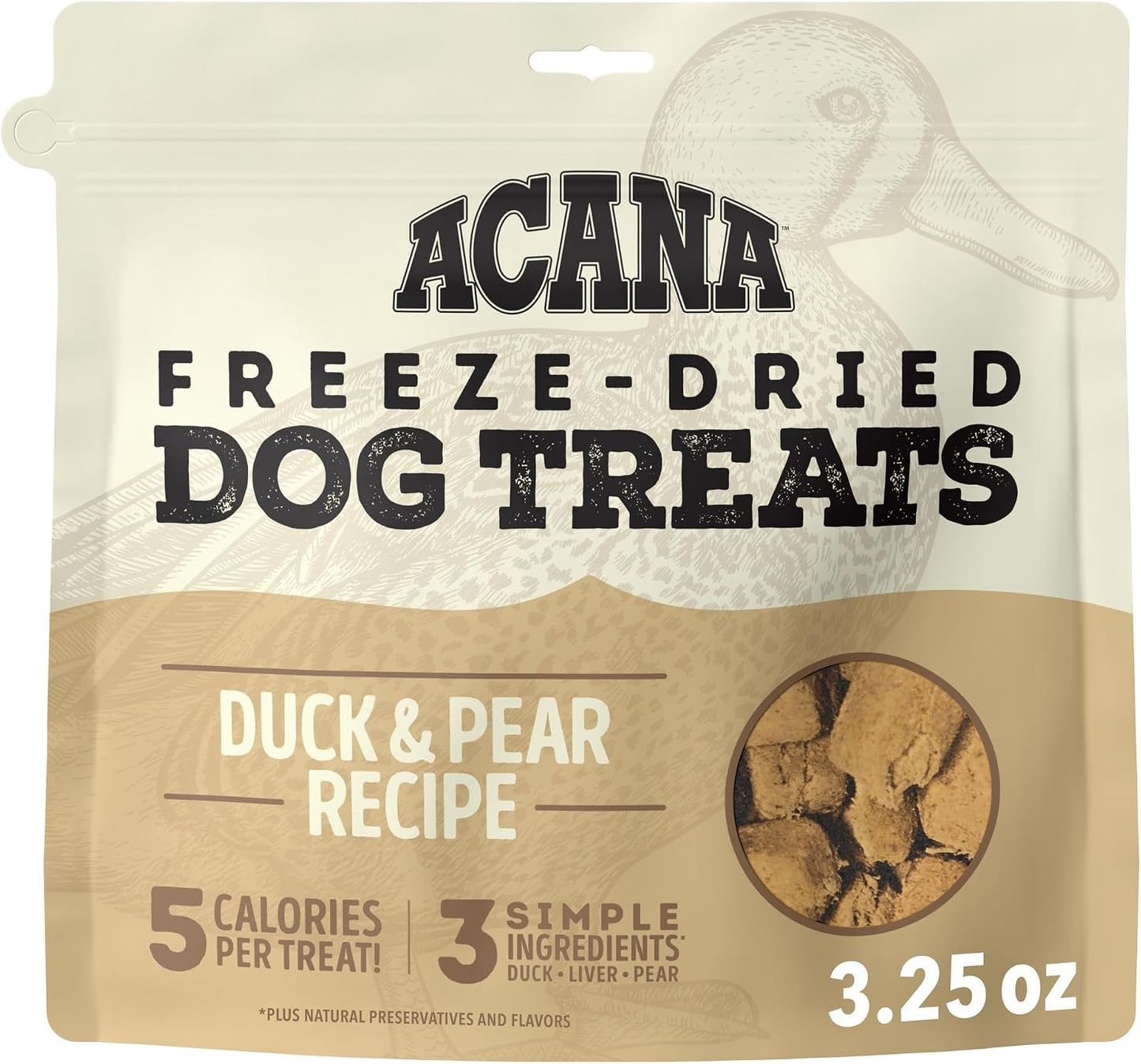 ACANA Singles Grain Free Dog Treats Limited Ingredients & Freeze-Dried Beef & Pumpkin 3.25oz Bag - Image 10