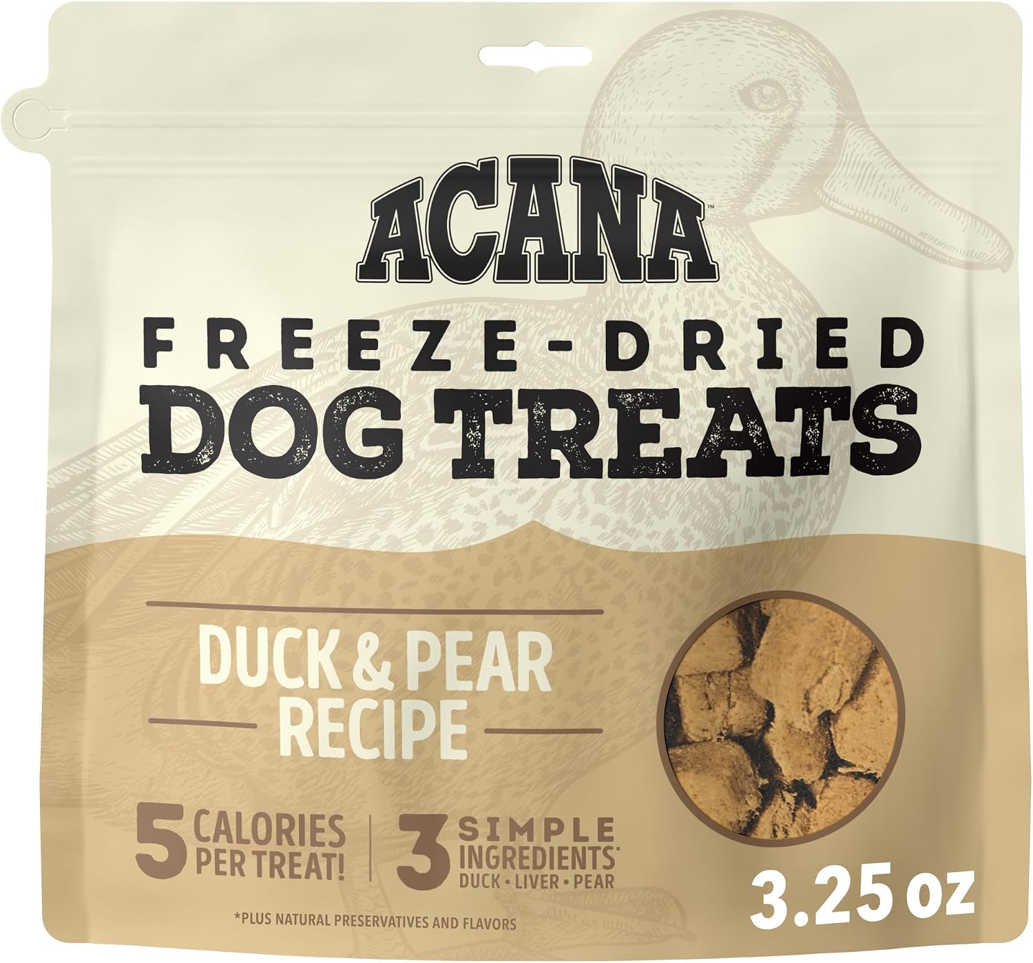 ACANA Singles Grain Free Dog Treats Limited Ingredients & Freeze-Dried Beef & Pumpkin 3.25oz Bag - Image 10