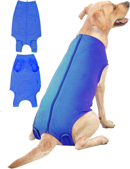 Dog Surgery Recovery Suit - After Spay, Abdominal Wounds Post Surgical Recovery, Anti Licking Breathable Dog Onesies for Small, Medium & Large Pet, Alternative Bandages Cone E-Collar - Image 13