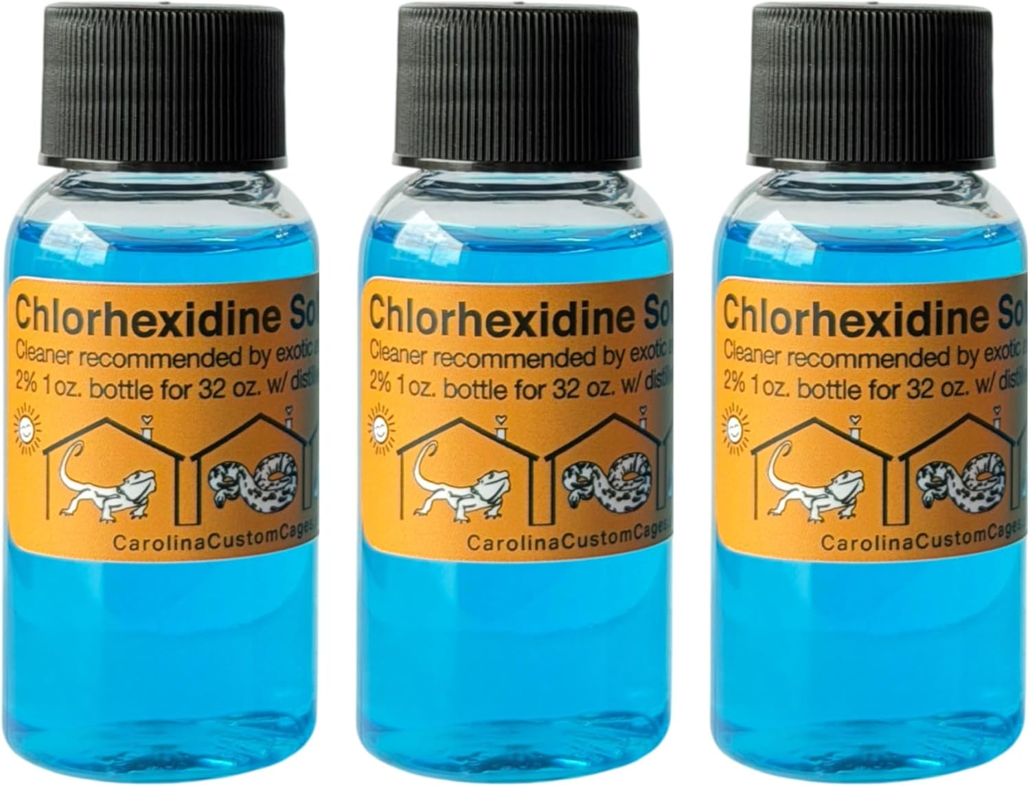 Carolina Custom Cages 2% Chlorhexidine Solution refill kit front view