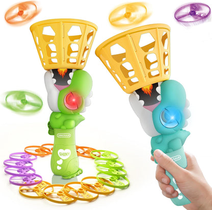 Jaesiteter flying disc launcher front view of packaging