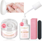 Azurebeauty nail repair kit front view packaging and bottles
