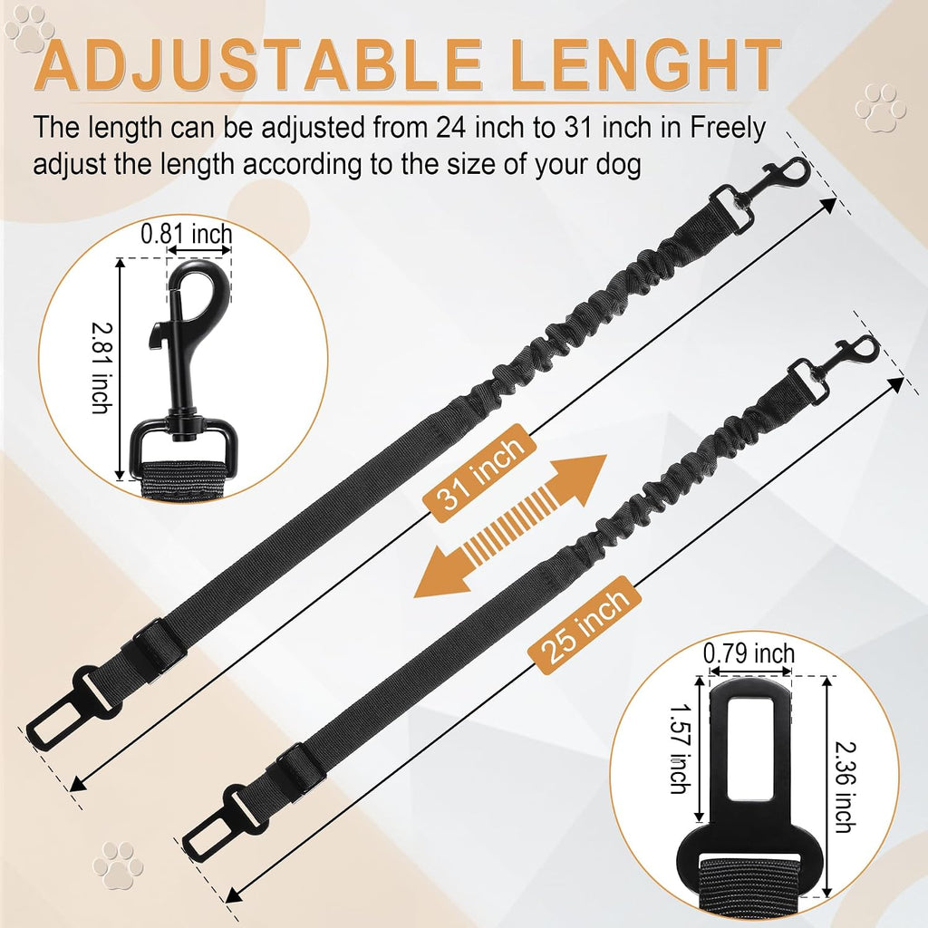 Close up of 360 swivel metal clip for dog seat belt