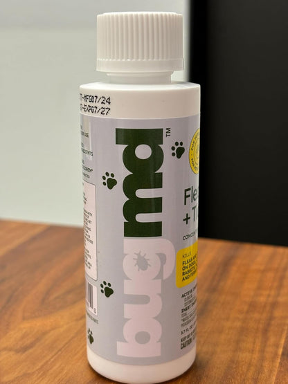 BugMD natural flea and tick treatment for pets and home