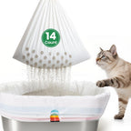 PETOCAT 7 Day Sifting Litter System Bags front view packaging for cat litter box maintenance.