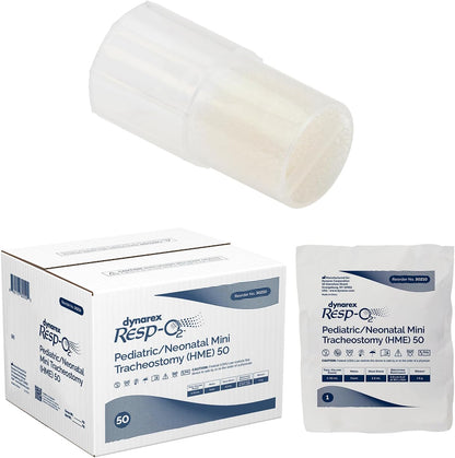 Dynarex Resp-02 Pediatric Mini Trach HME 50 pack front view medical humidifier