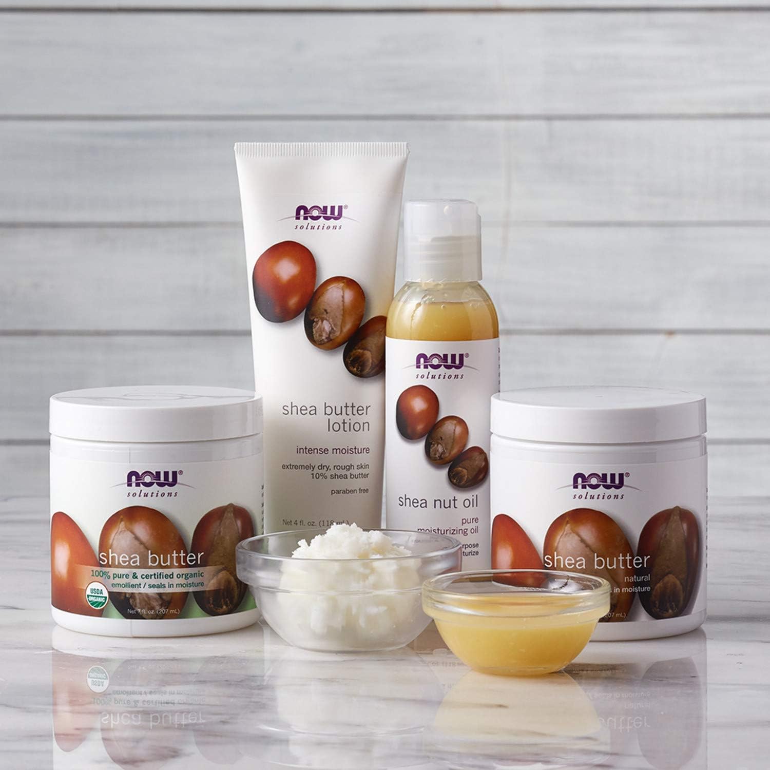 NOW Foods Solutions, Shea Butter, Skin Emollient, Seals in Moisture for Dry Rough Skin, 7-Ounce - Image 5