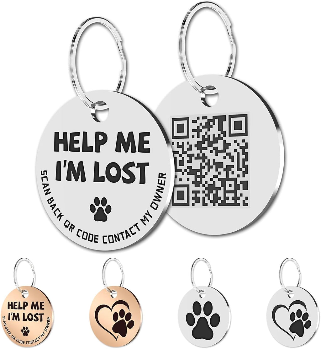 Double sided engraved MYLUCKYTAG showing clean layout for emergency contact access