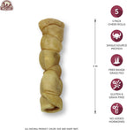 Long lasting rawhide free dog bones for large dogs close up