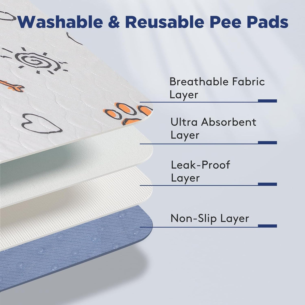 Dog lying comfortably on Furtime large absorbent pet pad