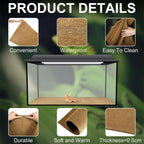 Close up view of washable tech fiber material on Haull terrarium bedding