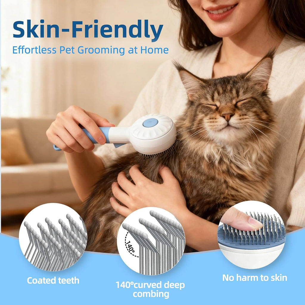 Debut Pet grooming tool being used on a cat's fur