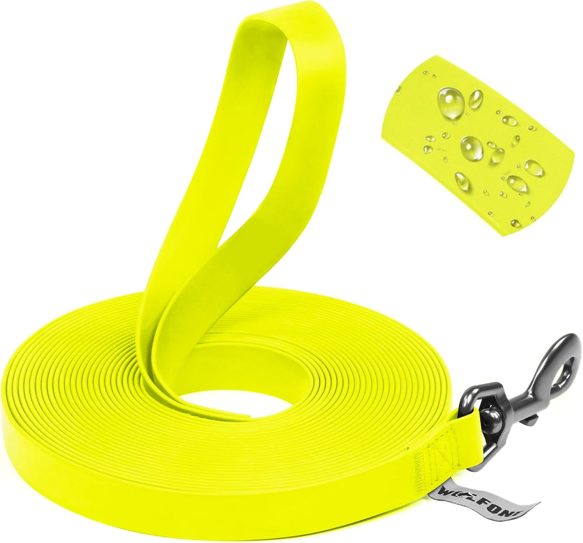 Wolfone 5ft Pink Long Leash - Waterproof Training Dog Leash for Recall, Swimming, Camping, Beach, Hunting, Walking - Image 10