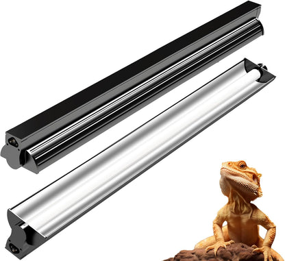 8W T5 10.0 UVB Reptile Light Fixture 12" - High Output UVA UVB Light for Bearded Dragons, Turtles & Snakes - Compact UVB Lamp for Desert & Tropical Reptiles (UVB 10.0-Desert, 12INCH-8W) - Image 10