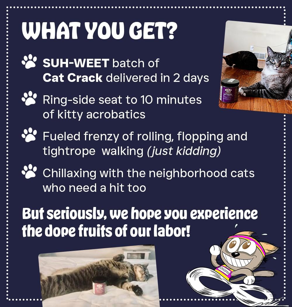 Ultra potent nepetalactone herbal cat supplement for refreshing old plush pet toys