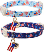 Cat Collar, 2Pack Summer Kitten Collars-Cute Blueberry and Peach Pendants-Breakaway Kitty Collars,Cat Collar with Bell, for Girl & Boy Cats - Image 9