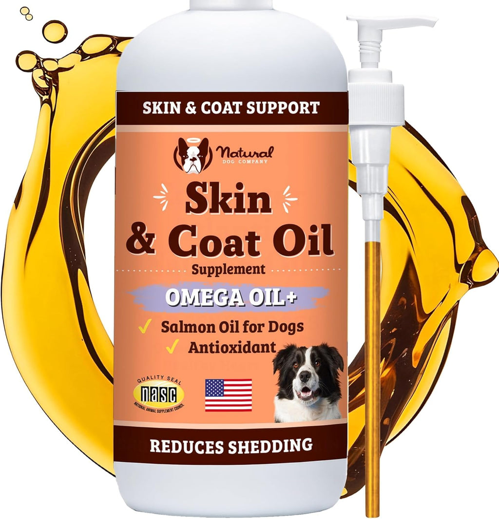 Natural Dog Company Skin & Coat Supplement for Dogs - Omega 3 Salmon Oil, Biotin & Vitamin E Support Shiny Coat, Healthy Skin & Normal Shedding, Promotes Comfort from Occasional Itch, 90 Count - Image 10