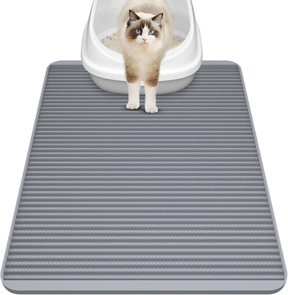 Filmicy Silicone Cat Litter Mat front view showing the textured trapping surface.