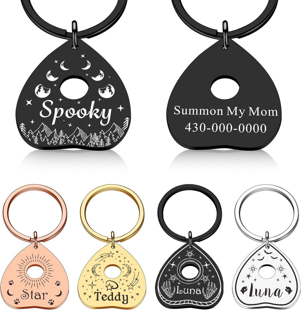 Premium imported customizable pet collar charm for seasonal winter holiday gifts