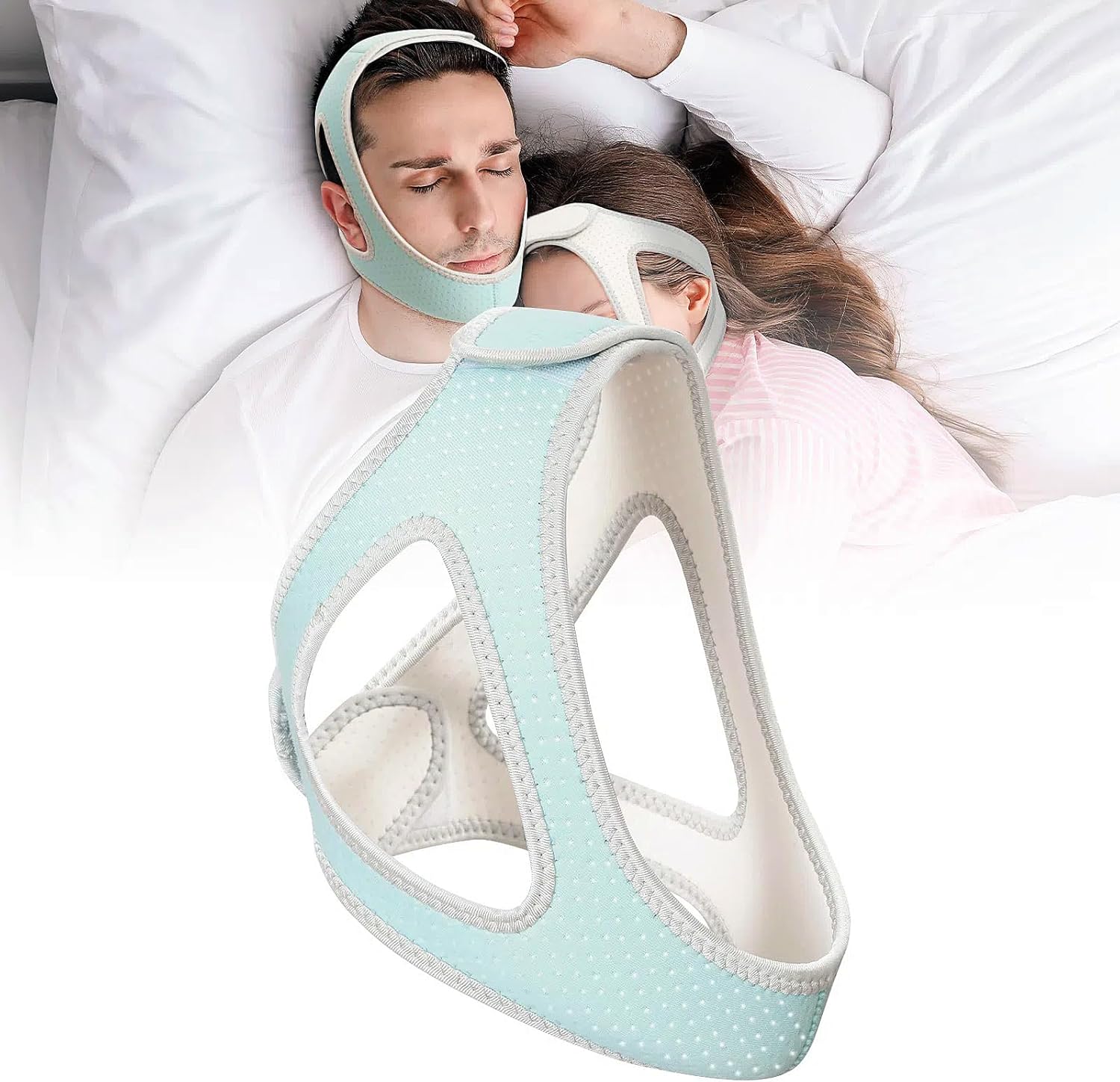 CTHTESY Chin Strap for Sleeping front view anti-snoring device