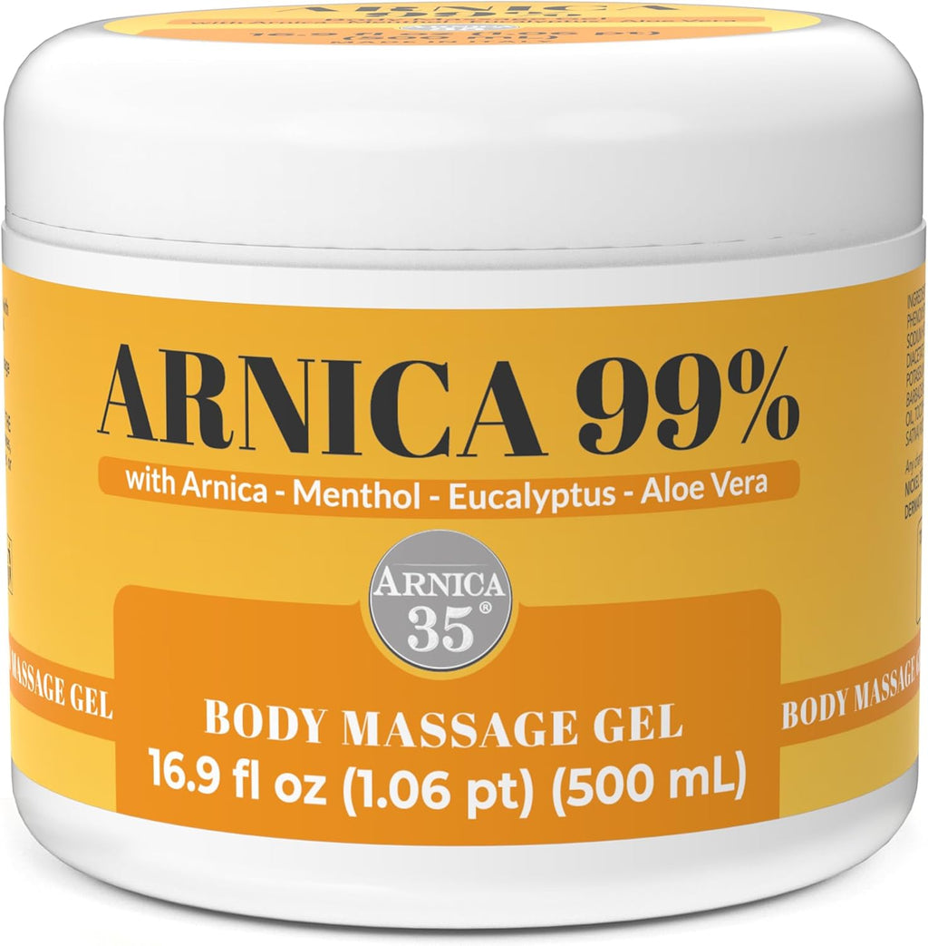 Arnica 35 Arnica Body Massage Gel 500ml front view bottle