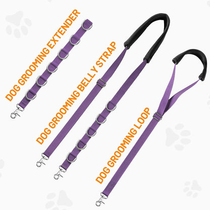 Uni PNR three piece pet grooming accessories set for professional or home use.