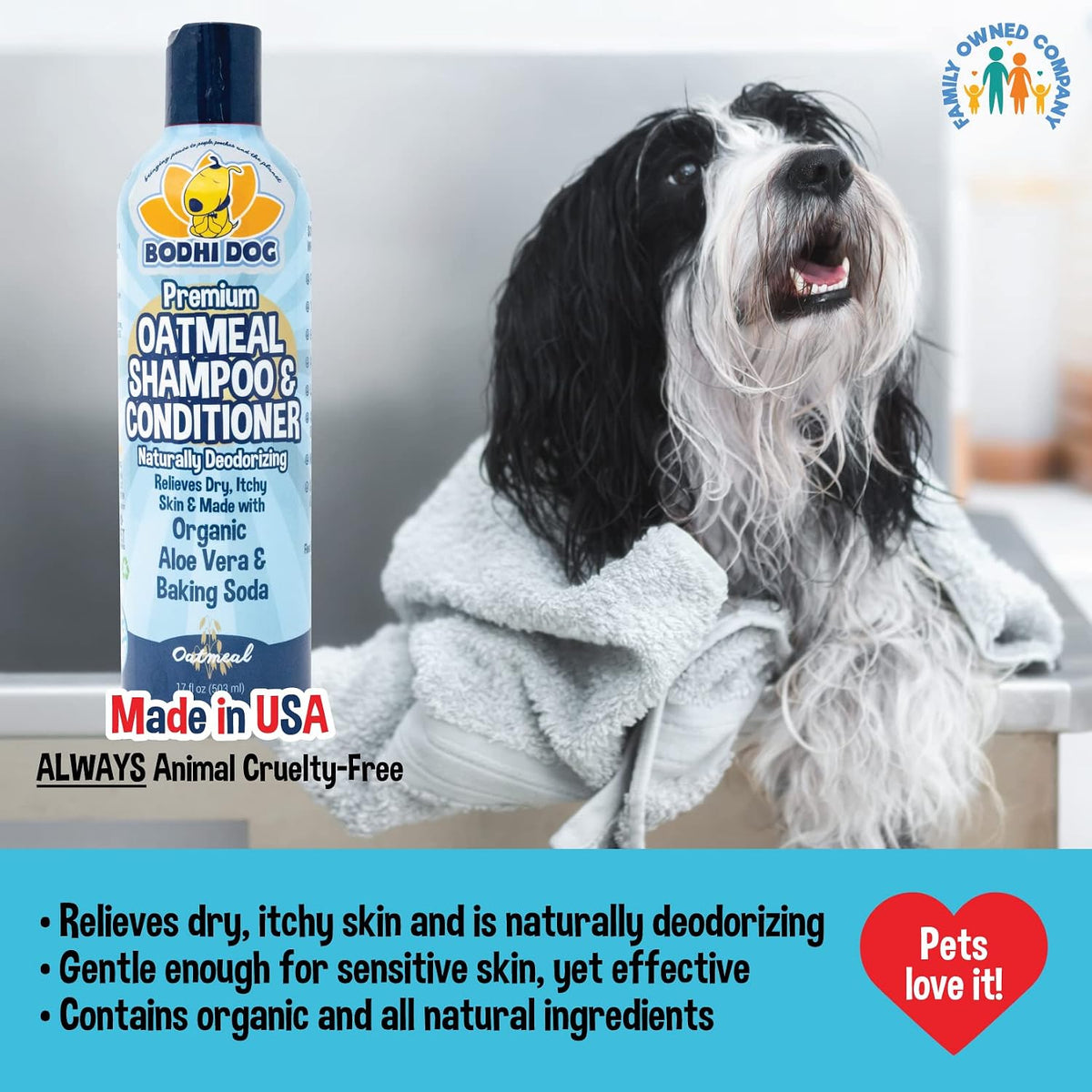 Organic ingredients used in Bodhi Dog pet grooming products