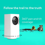 WYZE imported security camera with color night vision capability setup view