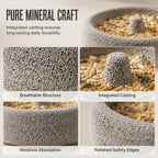 Nekska 1PC pumice bird bowl packaging and contents