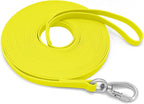 ZALER Long Dog Leash Waterproof Training Leashes 50ft 30ft 20ft 15ft 10ft 6ft, Odor Proof Recall Long Line Lead with Aviation Aluminum Carabiner Clip for Small, Medium, Large Dogs(20FT, Forest Green) - Image 10