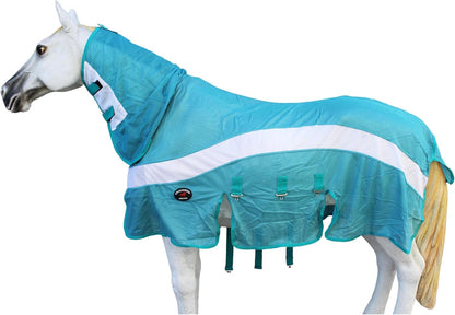 Challenger lightweight summer turnout sheet with double buckle front