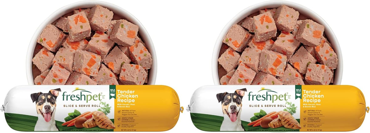 Freshpet Dog Food, Slice and Serve Roll, Tender Chicken Recipe, 16 Oz - Image 12