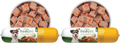 Freshpet Dog Food, Slice and Serve Roll, Tender Chicken Recipe, 16 Oz - Image 12