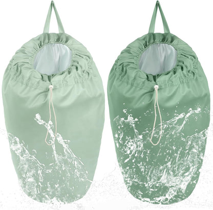 Nuogo reusable diaper pail liner bags 2 pack front view