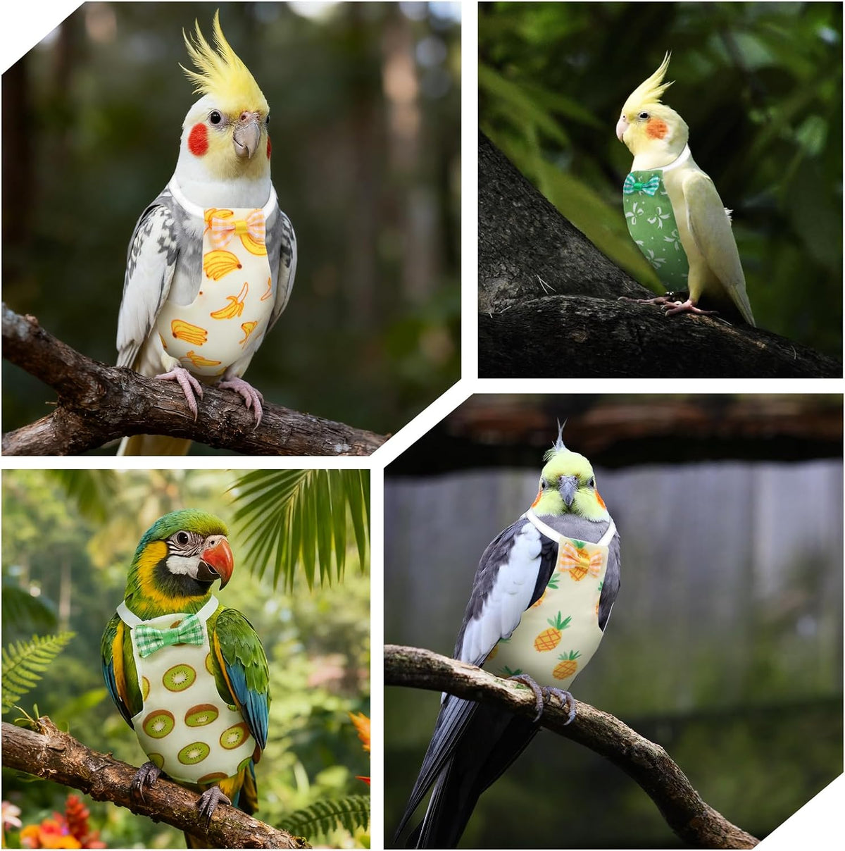 LXUEJIE 4 pieces bird flight suit arranged together