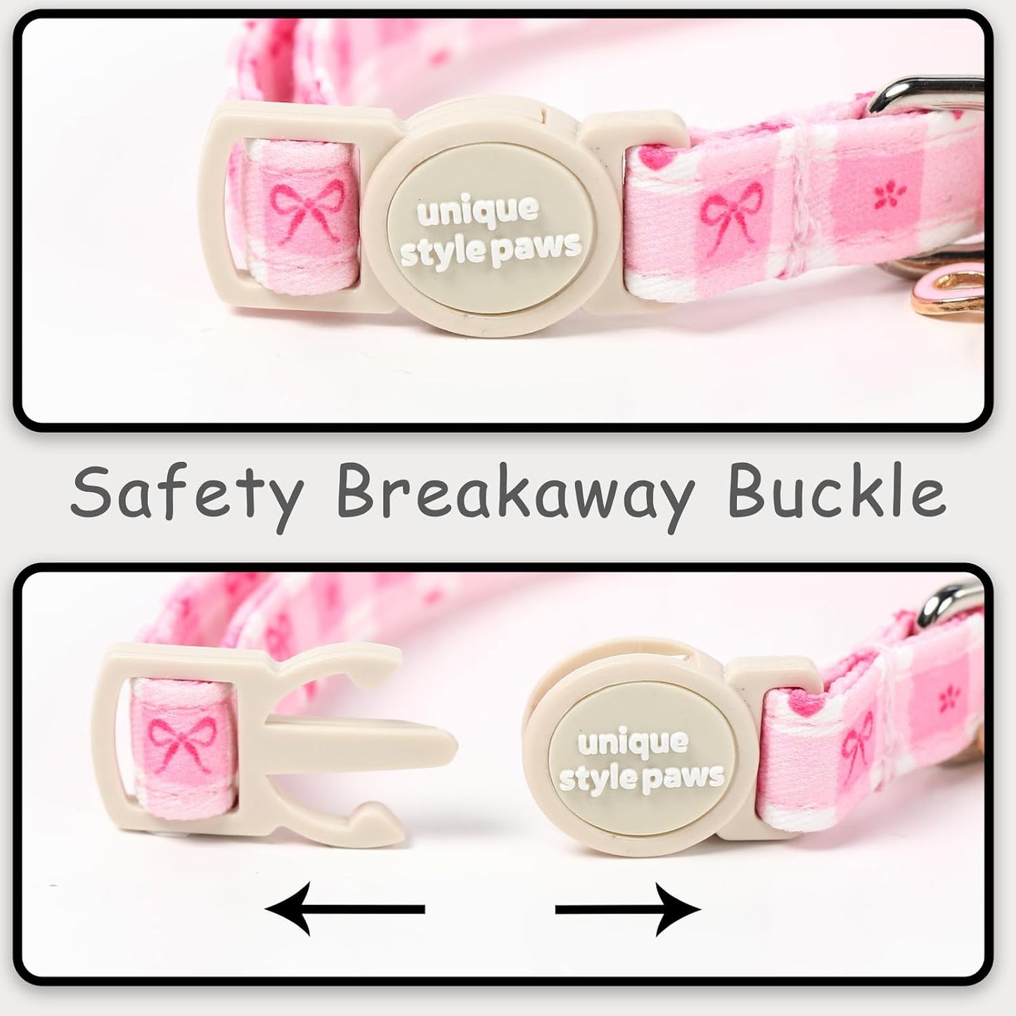 Unique Style Paws soft pure cotton pet collar emphasizing the multi-layered skin-friendly designer fabric construction.