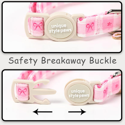 Unique Style Paws soft pure cotton pet collar emphasizing the multi-layered skin-friendly designer fabric construction.
