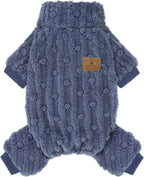 XPUDAC Dog Sweater Fleece Dog Pajamas Pjs for Small Medium Dogs Girl Boy Cute Turtleneck Doggy Winter Clothes Puppy Onesies Outfits for Chihuahua Yorkie, Grey XXS - Image 13