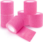 QUMY Self-Adhesive Bandage Wrap 6 Pack, 2 Inch x 5 Yards Cohesive Breathable Non-Woven Vet Tape for Pets, Dog Bandage Shoes, Wound First Aid Gauze for Dog, Horse, Cat, Elastic Wrap for Ankle, Sports - Image 9